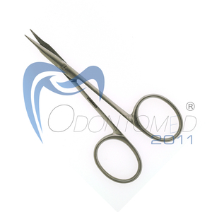 กรรไกรตัดเยื่อคางเรย์โนลด์ส์ ไอริส ยี่ห้อ Odontomed รุ่นปี 2011 คุณภาพสูง ผลิตจากเหล็กกล้าไร้สนิม ขนาด 9 ซม. แบบตรง ชุดเครื่องมือผ่าตัดแบบแมนนวล คลาส 1 - Product Image 3