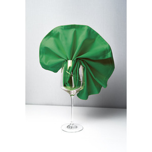 Tovagliolo in Tessuto Satinato Verde 54x54cm 50/50 Poliestere-Cotone B2B - Product Image 1