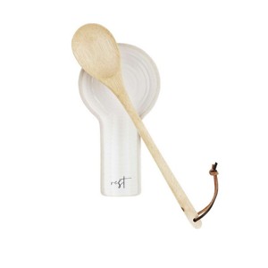 Soporte de cerámica para cuchara Soporte de cocina de metal para espátulas Cucharas Pinzas Más - Product Image 2