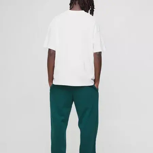 Venta al por mayor Heavy GSM 100% algodón lavado ácido hombres Hip Hop camisetas de secado rápido de gran tamaño de manga corta estilo Casual con diseño en blanco - Product Image 6