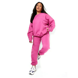 Trajes Deportivos Lisos al por Mayor de Alta Calidad Personalizados |   Conjuntos de Dos Piezas de Invierno Baratos para Mujer, Traje Deportivo |   Trajes Deportivos Personalizados con Logotipo para Mujer - Product Image 4