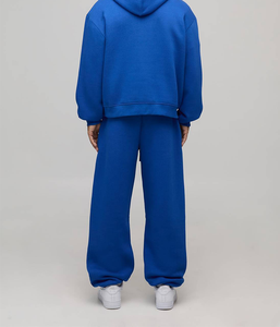 กางเกงจ็อกเกอร์ผู้ชายผ้าฝ้ายแท้คุณภาพสูง 500 GSM ทรงหลวม ระบายอากาศได้ดี แห้งเร็ว เหมาะสำหรับออกกำลังกายกลางแจ้งและวิ่ง - Product Image 3