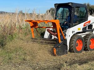 Bobcatt <b>Skid</b> <b>Steer</b> <b>Forestry</b> <b>Mulcher</b> Cutter HotSelling Land Clearing Attachment Industrial Grade Factory Direct Export Worldwide - Product Image 4