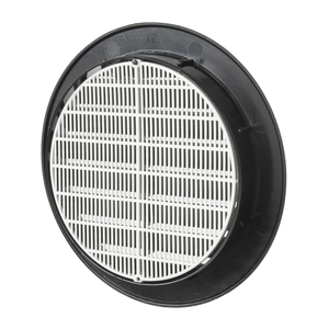 Registres et grilles ronds noirs de diamètre de trou de 125 mm personnalisés avec montage encastré pour des applications spécifiques - Product Image 3