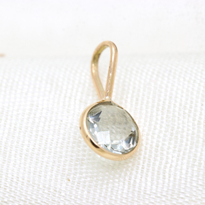 Colgante de Amatista Verde con Forma Geométrica Natural, Chapado en Oro Amarillo de 14k, Hecho a Mano, para Mujer, Certificado por GIA - Product Image 2