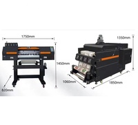 Nouvelle machine d'impression DTF Epson13200-A1 à tête d'impression entièrement automatique et haute vitesse, avec machine à secouer la poudre, garantie 1 an