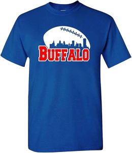 T-shirt orange Cleveland Football City Skyline en coton, thème sportif, design brodé fait main - Product Image 2