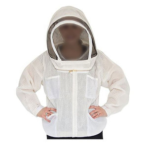 New Wears Factory Supplies Veste d'apiculture à manches longues pour hommes Vêtements de sécurité en coton à des prix abordables Veste d'apiculture blanche - Product Image 6