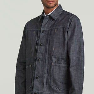 Wholesale Mens <b>Denim</b> Jacket Ripped Slim Jean Jacket <b>Coat</b> for Men - Product Image 4