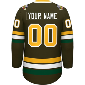 Jersey de Hockey sobre Hielo Sublimado Profesional Moderno, Color Personalizado, Transpirable, 100% Poliéster, Tejido Antibacteriano de Alto Rendimiento - Product Image 5