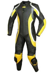 Combinaison de sport en cuir pour moto 2 pièces, grande taille - Product Image 1