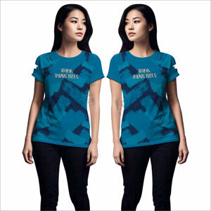Camisetas de mujer de talla grande con logotipo personalizado Camisetas de mujer de diseño único Camisetas de mujer hechas de algodón - Product Image 2