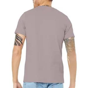 T-shirt pour homme à col rond en coton 100% Meilleure conception Vente chaude Couleurs personnalisées Bonne qualité T-shirt à anneau - Product Image 3