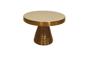 <b>Small</b> Gold Plated Metal Top Cup Cake Stand Iron Wire Base <b>for</b> Wedding Parties Display Table Top with OPP <b>Bag</b> Packaging - Product Image 2