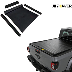 Couverture rétractable manuelle avec éclairage interne pour JEEP Gladiator 5FT, matériau aluminium, installation sans perçage, haute qualité - Product Image 1