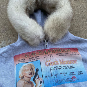 Streetwear personnalisé de haute qualité pour hommes, veste à glissière en polaire lourde, impression graphique 3D DTG, pull, manteau à capuche en fourrure zippée - Product Image 2