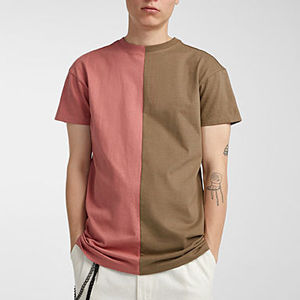 เสื้อยืดลำลองผู้ชายแฟชั่น ทันสมัย ผ้าฝ้าย 100% ลายเรียบ แขนสั้น ระบายอากาศได้ดี เป็นมิตรกับสิ่งแวดล้อม คุณภาพสูง - Product Image 6