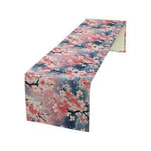 Fourniture en vrac pur coton luxe fête de mariage décoratif Rectangle impression personnalisée nappes - Product Image 6