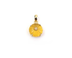Natural Carving Gemstone With 18K <b>Gold</b> Plated Handmade Round Shape New Design Jewelry Making Necklace Pendant - Product Image 6