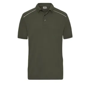 Chemises polo de travail personnalisées pour hommes pour la promotion de produits - Product Image 3