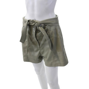 Pantalones cortos de cuero para mujer ropa de calle diseño personalizado de alta calidad transpirable servicios OEM último estilo precio razonable - Product Image 2