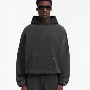 Diseño personalizado al por mayor de los hombres de lavado ácido sudaderas con capucha mejor calidad precio barato de los hombres de lavado ácido sudaderas con capucha - Product Image 6