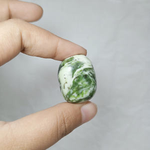 Jaspe Neprite Natural caído al por mayor, cristal curativo artesanal de Indonesia, piedras preciosas pulidas de alta calidad, 20-30mm - Product Image 6