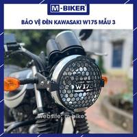 Système d'éclairage avant de moto W175 M-Biker avec phare halogène LED, 1 lentille, protection de phare thermolaquée, neuf, garantie 1 an