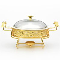 Großhandel gute Qualität wirtschaft liche Catering Restaurant Edelstahl rechteckige Lebensmittel wärmer Chafing Dish Buffet Set zum Verkauf