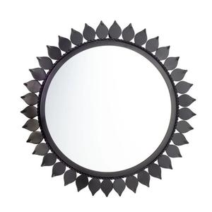 Miroir rond en rotin de couleur naturelle, décoration murale à utiliser pour la décoration de la maison, cadre métallique pour la décoration de la maison et des hôtels - Product Image 6