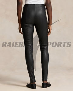 Leggings de sport respirants en spandex extensible à quatre sens avec revêtement PU, taille haute, pour filles et femmes - Pantalons de yoga et de fitness toutes tailles - Product Image 6