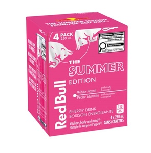 Bebida Energética Red Bull Sin Azúcar Edición Verano Melocotón Blanco 250ml Paquete al por Mayor Gran Cantidad para Revendedores - Product Image 5