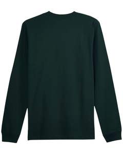 <b>Men</b> Long Sleeve Cotton Crewneck T <b>Shirt</b> Casual Plain Soft Breathable Daily Wear Comfortable Classic Basic Top OEM Factory Supply - Product Image 2