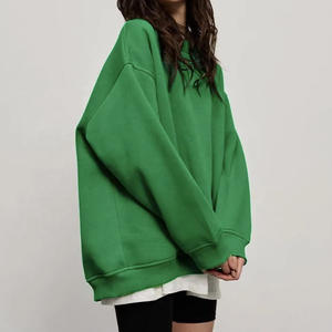 Personnalisé basiques Streetwear poids lourd col rond pull surdimensionné hiver sweat-shirt en coton éponge mélangé - Product Image 2