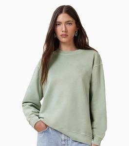 เสื้อสเวตเชิ้ตสำหรับผู้หญิงเสื้อสเวตเตอร์แขนยาวใส่สบายออกแบบได้ตามต้องการ - Product Image 5