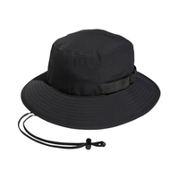 Chapeau personnalisé pour hommes et femmes chapeau seau en nylon gris avec ficelle résistant à l'eau respirant refroidissant chapeau de pêcheur