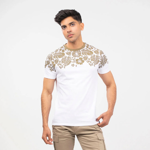 Camiseta Gráfica de Verano para Hombre, Diseño Nuevo, de Poliéster/Algodón, Cuello Redondo, Manga Corta, Secado Rápido, Transpirable, Ajuste Holgado, Personalizable - Product Image 2