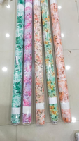 Tissu en mousseline imprimé numérique doux pour robes de mariée, tenues de soirée, vêtements de mode, textile élégant, fabricant OEM personnalisé, vente en gros