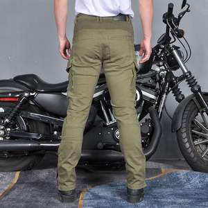 Men's Breathable Motorcycle Riding Denim Jeans Pants with Detachable CE Armor <b>Pads</b> Knee and <b>Hip</b> Protection Equipment - Product Image 4