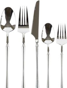 Juego de Cubiertos de Acero Inoxidable Resistente y Confiable con un Aspecto Elegante y Apto para Lavavajillas para Uso en la Cocina del Hogar y Banquetes de la India - Product Image 2