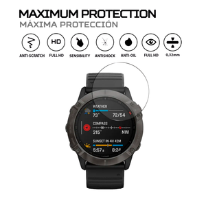 ANTISHOCK ฟิล์มกันรอยหน้าจอการ์มิน ฟินิกซ์​​6x อุปกรณ์เสริมระดับพรีเมียมเพื่อการปกป้องอุปกรณ์อย่างมีประสิทธิภาพ - Product Image 2