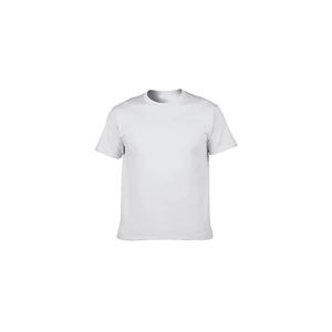 Venta al por mayor 100% algodón O-cuello camiseta personalizable impresión LOGO patrón sólido tejido de punto - Product Image 4