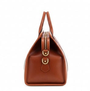 Brown Genuine <b>Leather</b> Water Resistant Lightweight <b>Duffle</b> <b>Bag</b> Weekender Travel Overnight Luggage Mens Carry Tote Spacious Gym <b>Bag</b> - Product Image 4