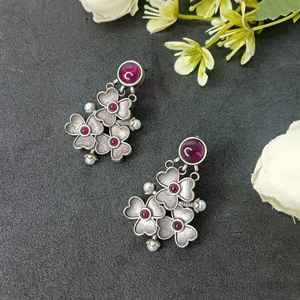 Fabricant indien de vêtements de fête antiques grossiste de bijoux en métal oxydé ensemble de boucles d'oreilles de haute qualité bijoux pour femmes - Product Image 2