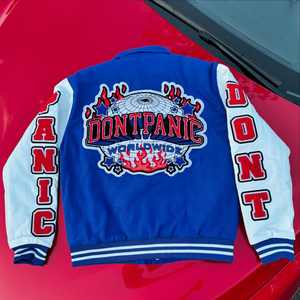 Chaqueta Universitaria de Béisbol Personalizada para Hombre, Estilo Bomber, Bordado Chenille de Alta Calidad, Modelo 2025 - Product Image 4