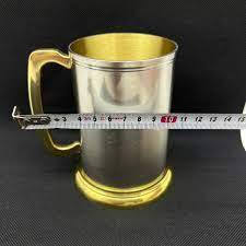 Taza de café de latón antiguo de estilo clásico Premium, regalo perfecto para Navidad, Acción de Gracias o en cualquier momento, hecha de Metal - Product Image 4