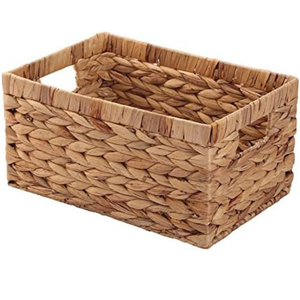 Panier de rangement en jacinthe d'eau naturelle de qualité supérieure, fabriqué pour les fournisseurs de décoration de villas et de stations balnéaires, durable, en provenance du Vietnam - Product Image 2