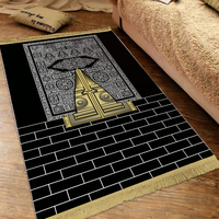 Tapis de prière islamique brodé avec des motifs personnalisés, tapis de prière musulman épais de haute qualité, tapis de prière Masala