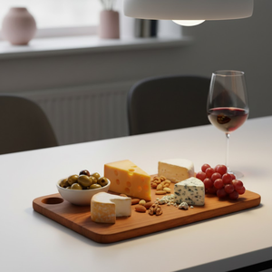 Planche à découper en bois multifonctionnelle |   Planche à charcuterie et à servir pour le fromage, le pain, la pizza, les légumes, les fruits et l'utilisation en cuisine - Product Image 3