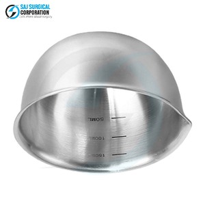 ชามผสมปูนปลาสเตอร์กระดูกแบบสแตนเลสปากกว้างพิเศษสำหรับการเข้าถึงง่ายการเตรียมตัวหล่อแอพพลิเคชั่นที่ทนทานใช้ซ้ำได้ - Product Image 2